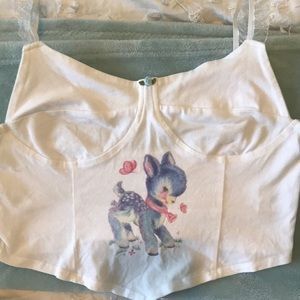 OMIGHTY lamb corset style top